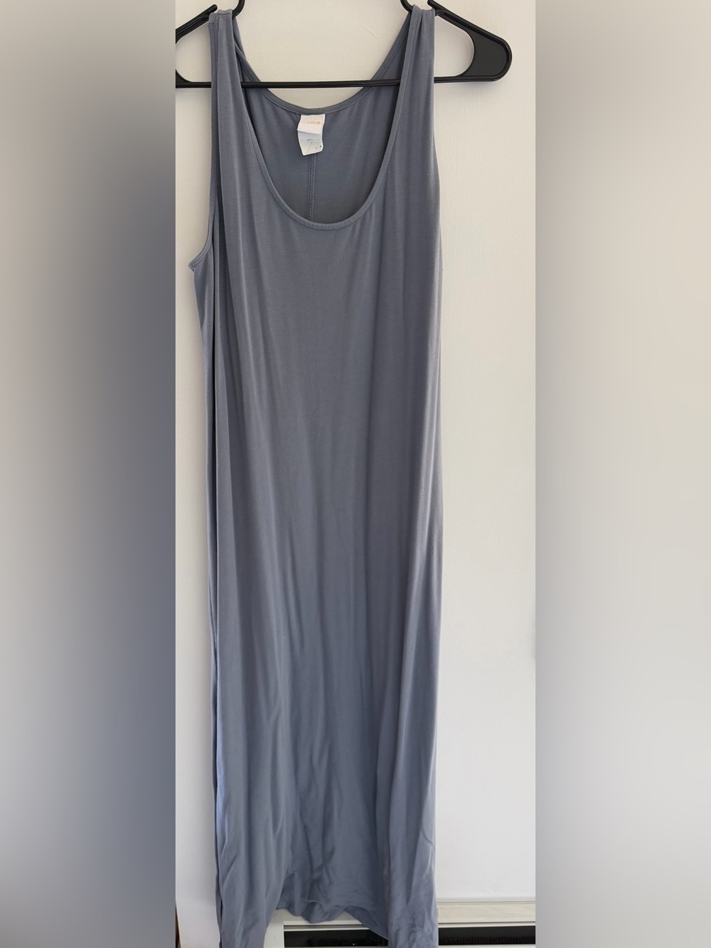 Lole Gray Sleeveless Maxi Dress